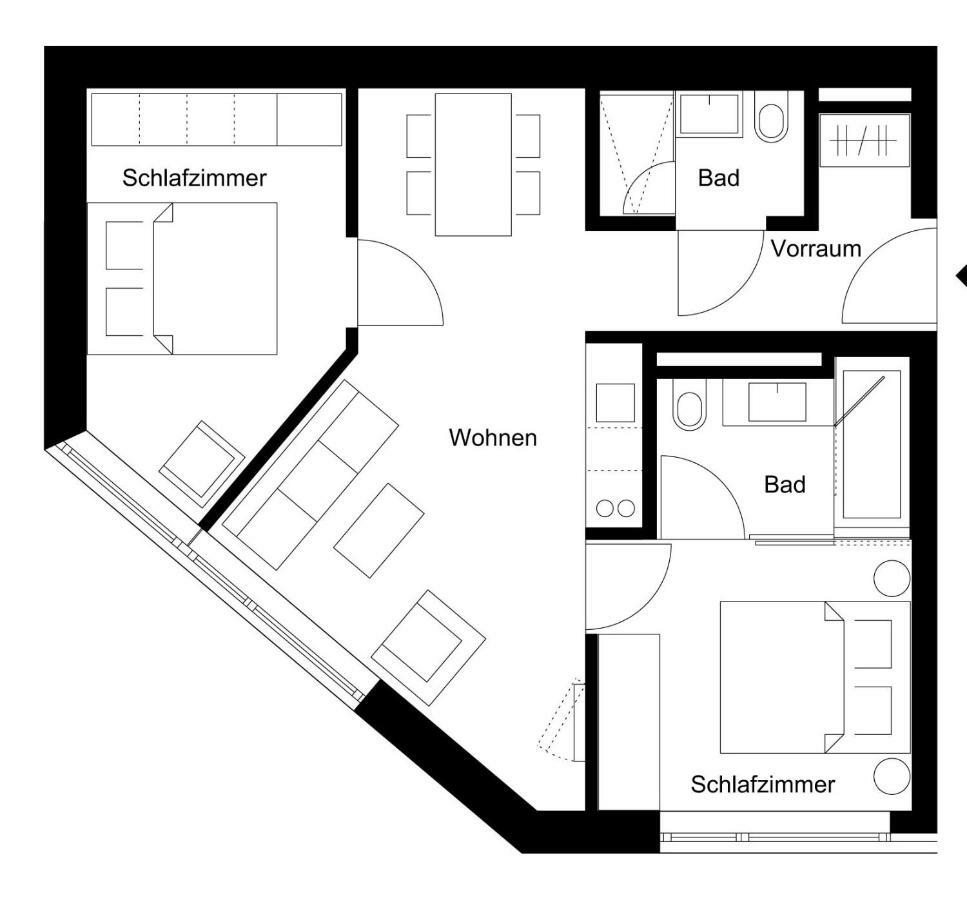 Warthsap Apartmenthaus Warth  Kültér fotó